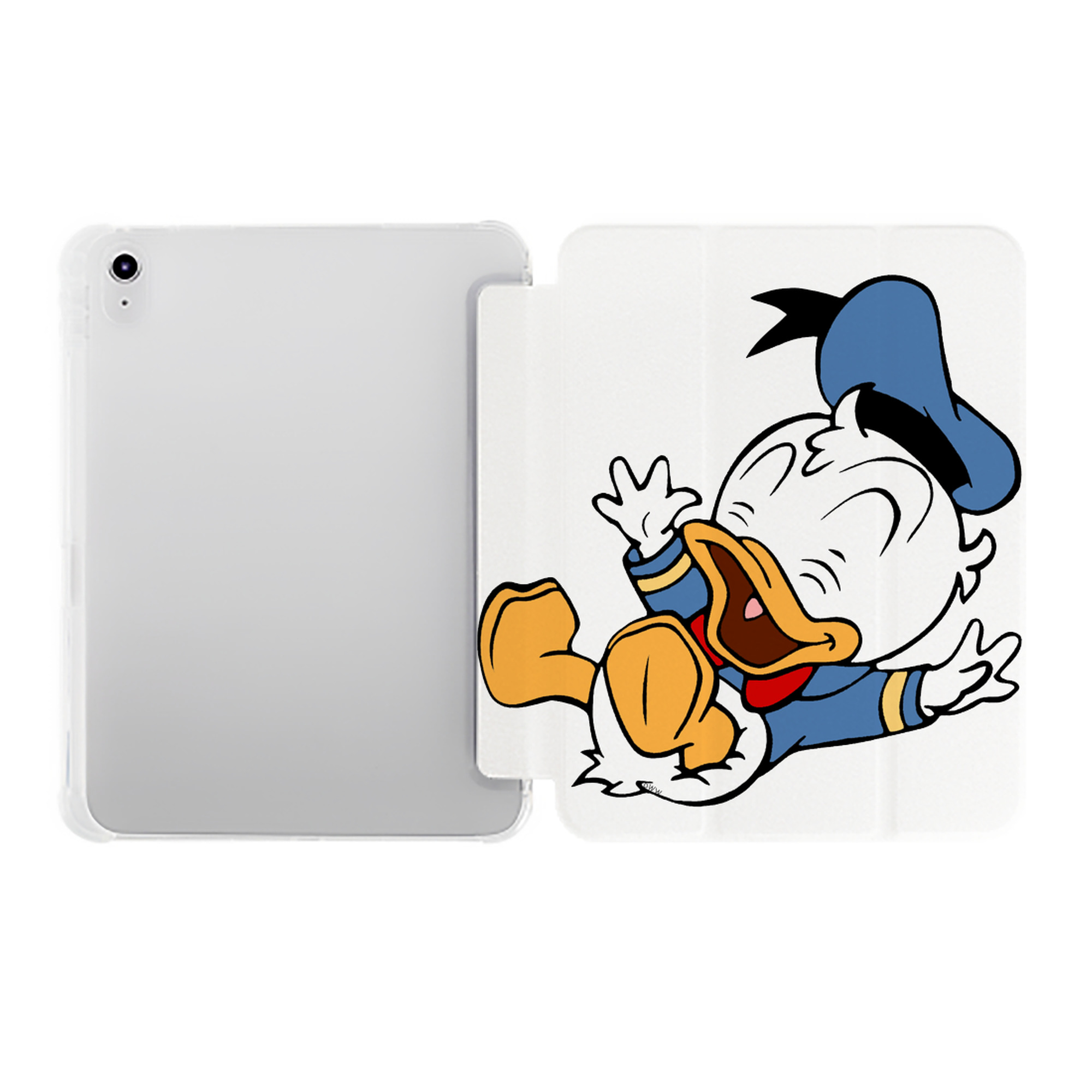 （画像用） ミッキーマウス Mickey Mouse IPad ケース ペン収納付き 三つ折りスタンド PUレザー×シリコン 対応機種9.5/10.5/10.9インチ